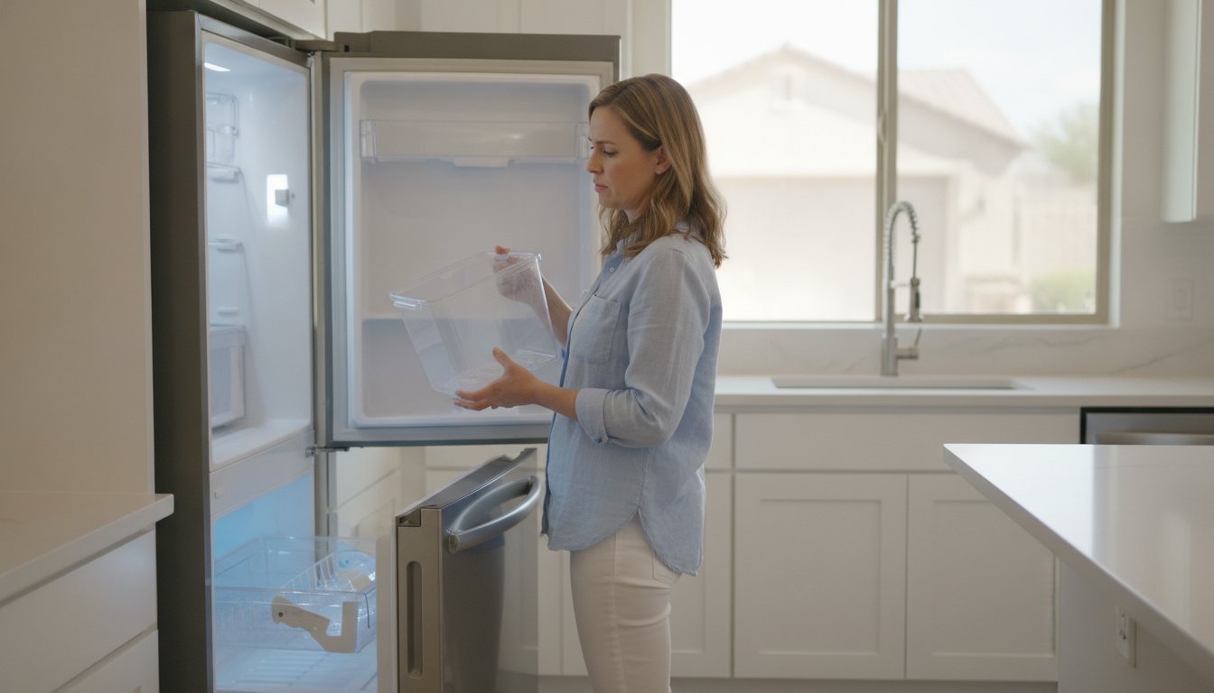 You are currently viewing Refrigerator Not Making Ice? 5 Common Causes and Fast Fixes