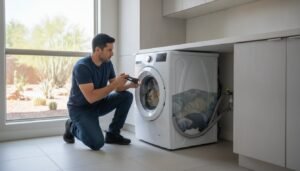 Read more about the article Washer Won’t Drain? 5 Fast Fixes to Get Your Laundry Moving
