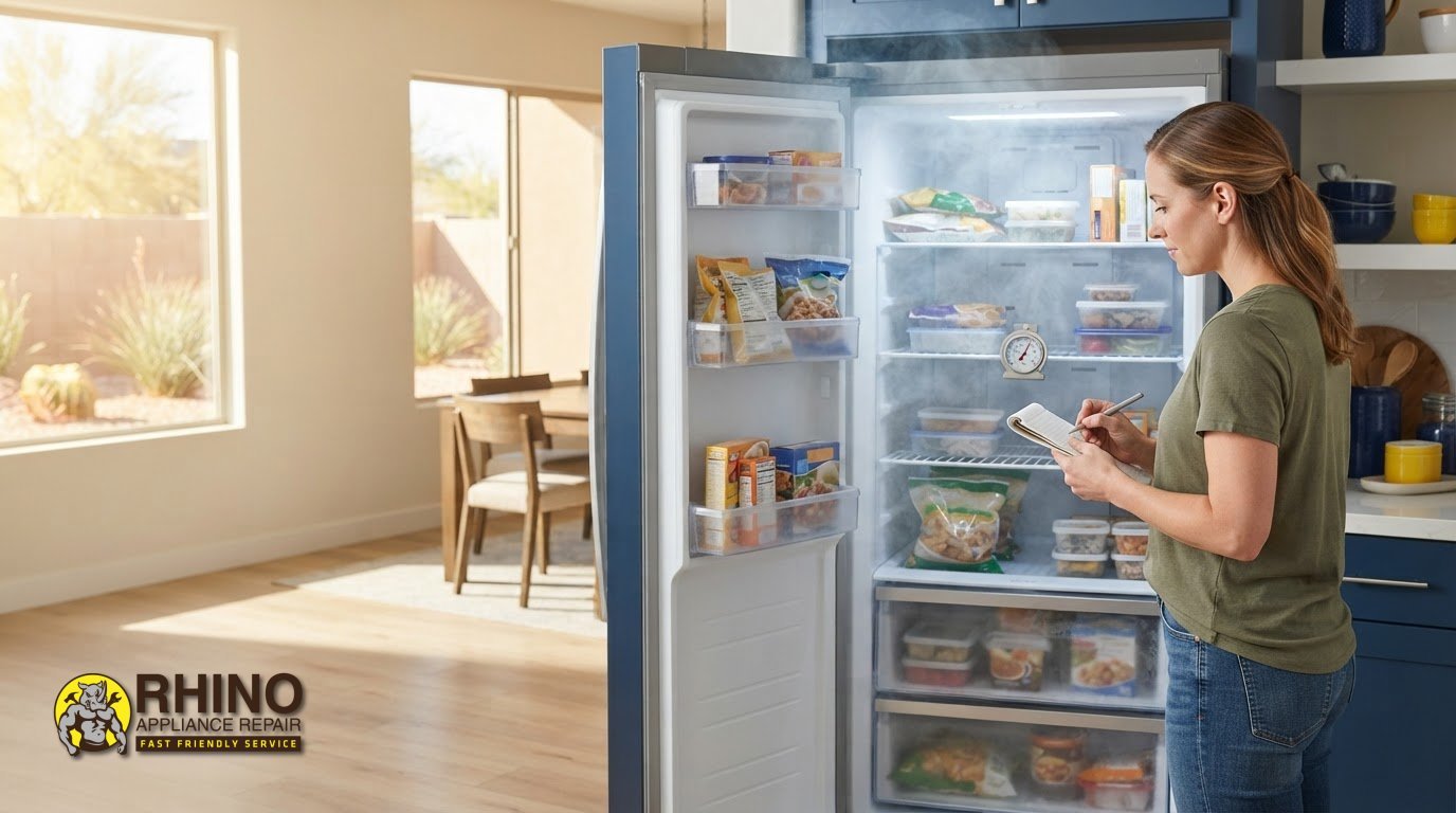 You are currently viewing Freezer Temperature Issues in Gilbert: Repair Guide